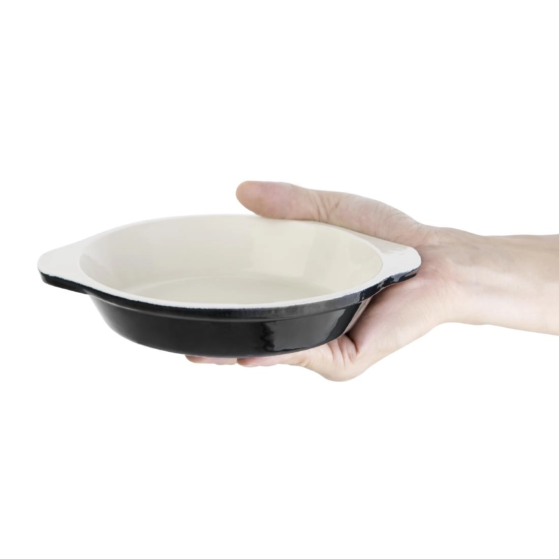 Buy your Vogue ronde gratineerschaal zwart 0,4L at Supplierz BV