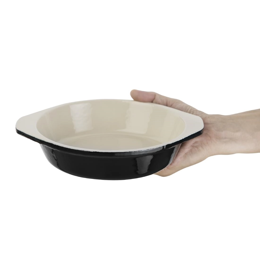 Buy your Vogue ronde gratineerschaal zwart 0,75L at Supplierz BV