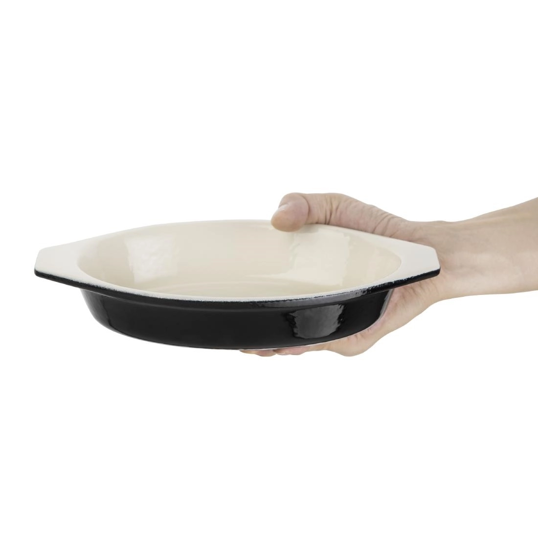 Buy your Vogue ovale gratineerschaal zwart 0,65L at Supplierz BV