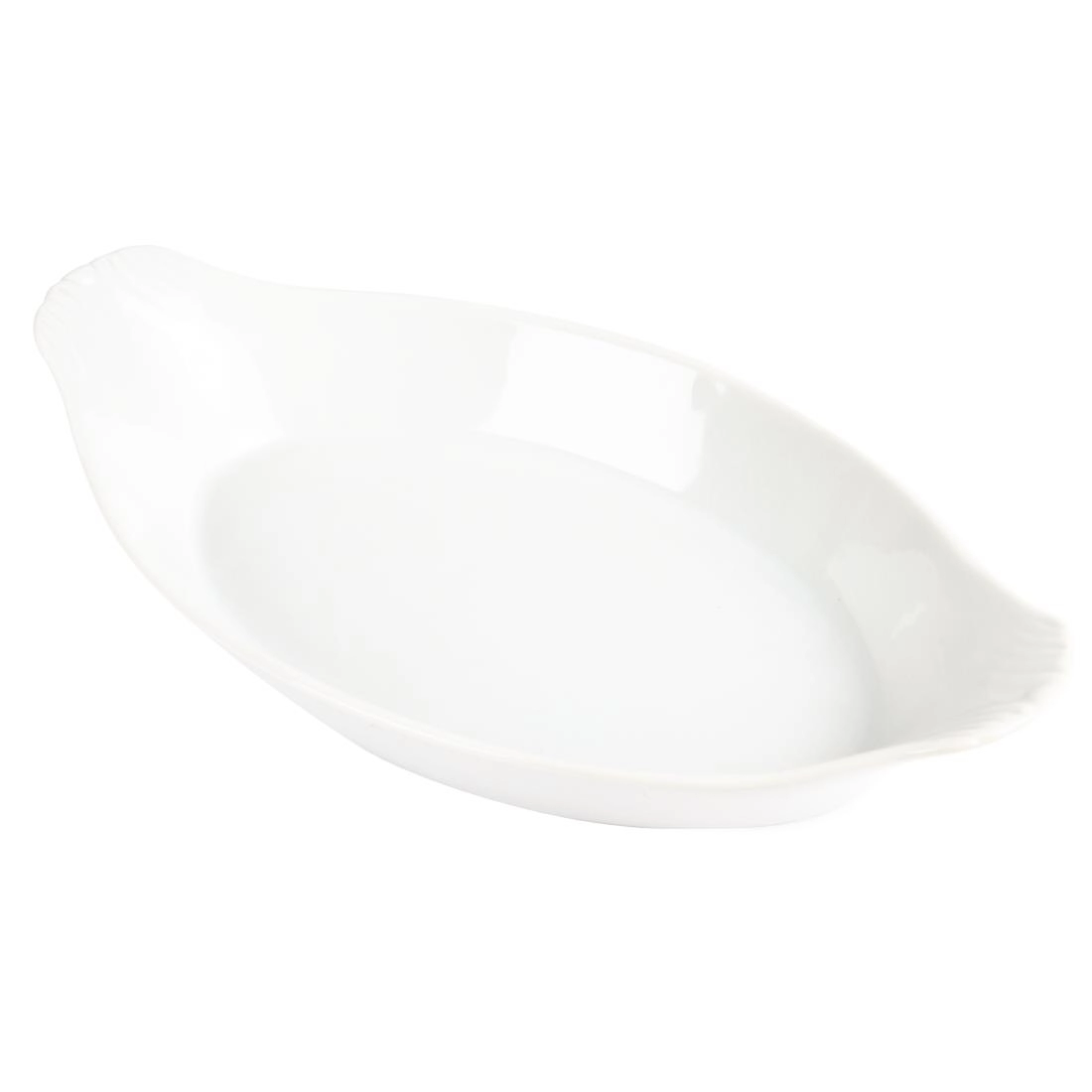 Sie können einen Olympia Whiteware ovale Gratinschalen weiß 29 x 16,6cm (6 Stück) bei Supplierz BV kaufen