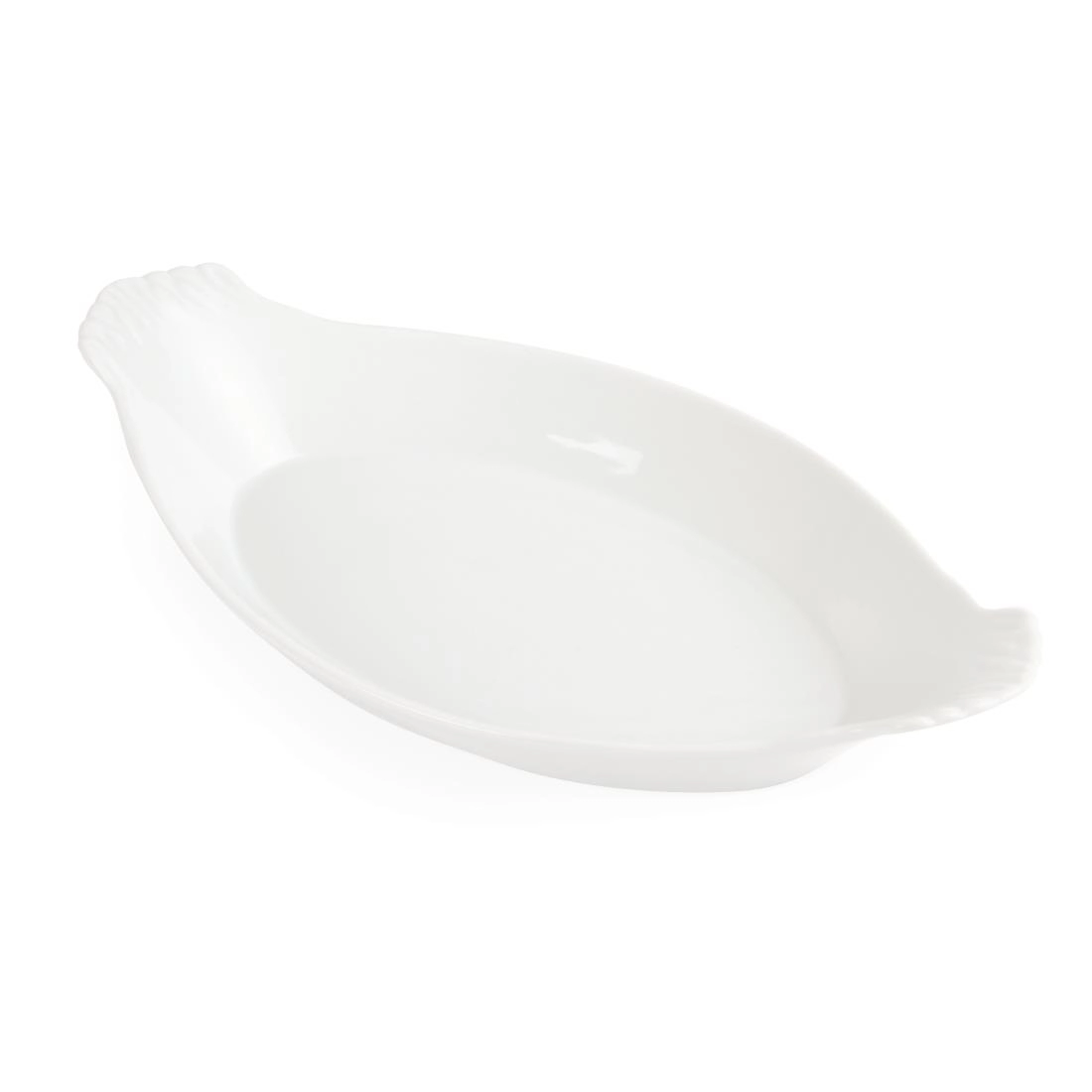 Sie können einen Olympia Whiteware ovale Gratinschalen weiß 32 x 17,7cm (6 Stück) bei Supplierz BV kaufen