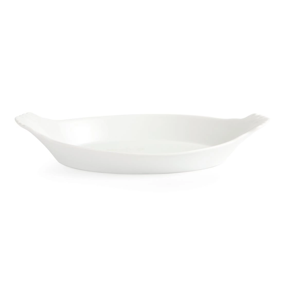 Sie können einen Olympia Whiteware ovale Gratinschalen weiß 32 x 17,7cm (6 Stück) bei Supplierz BV kaufen