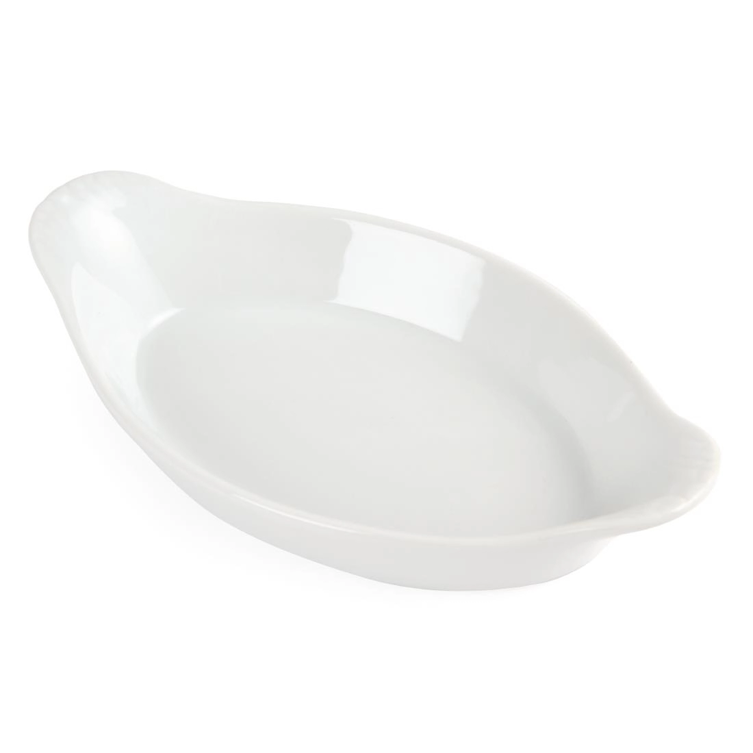 Sie können einen Olympia Whiteware ovale Gratinschalen weiß 20,4 x 11,5cm (6 Stück) bei Supplierz BV kaufen