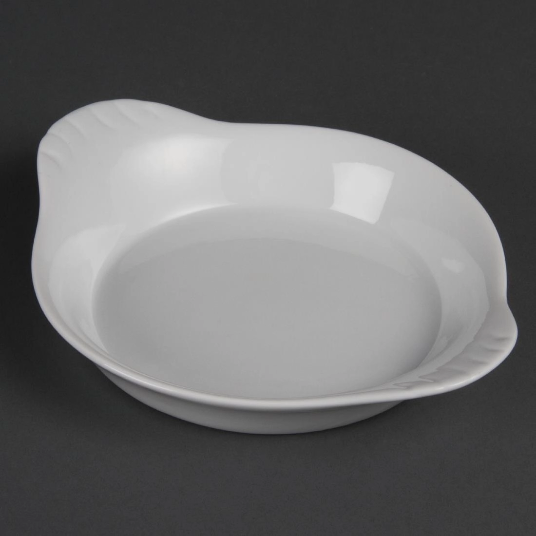 Een Olympia Whiteware ronde gratineerschalen met handvatten 19,2cm (6 stuks) koop je bij Supplierz BV