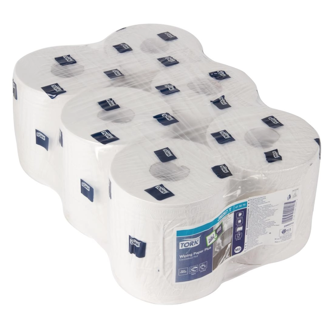 Vous pouvez acheter un Bobines blanches pour distributeur à dévidage central Tork (lot de 6) chez Supplierz BV