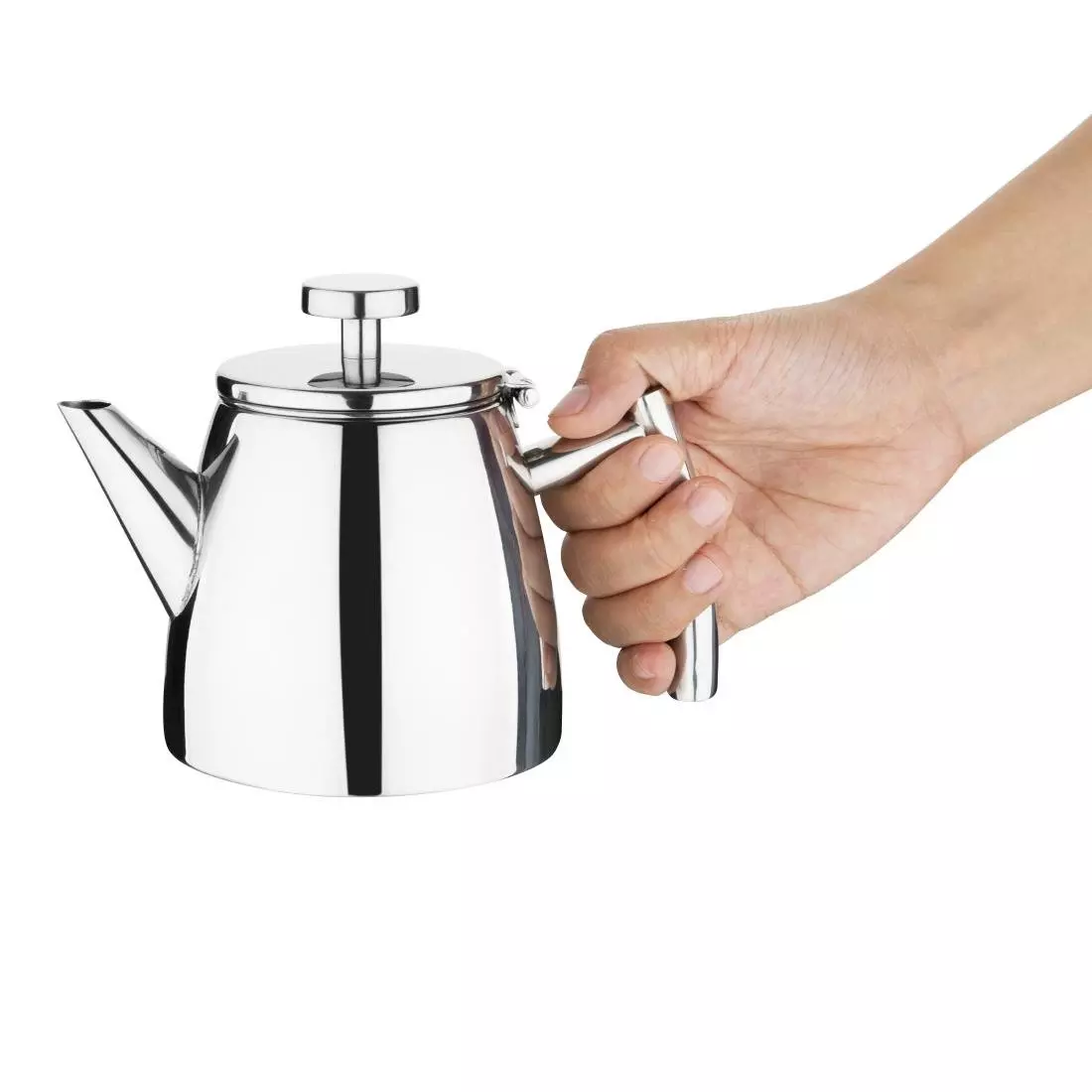 Een Olympia conische geïsoleerde theepot met filter st/st - 350ml koop je bij ShopXPress