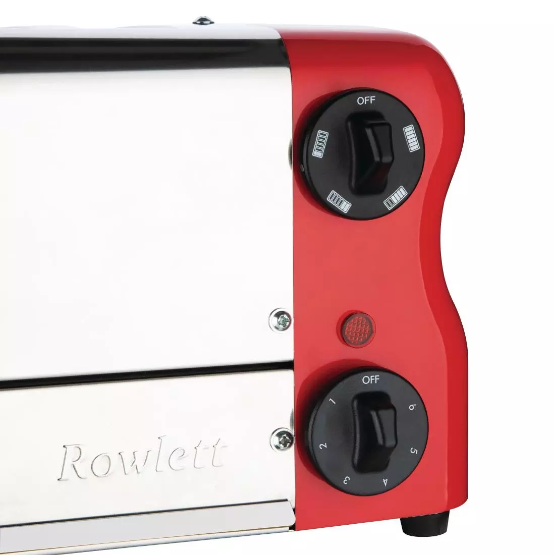 Een Rowlett Esprit broodrooster 6 sleuven rood - 2 reserve-elementen en 2 tostihouders koop je bij ShopXPress