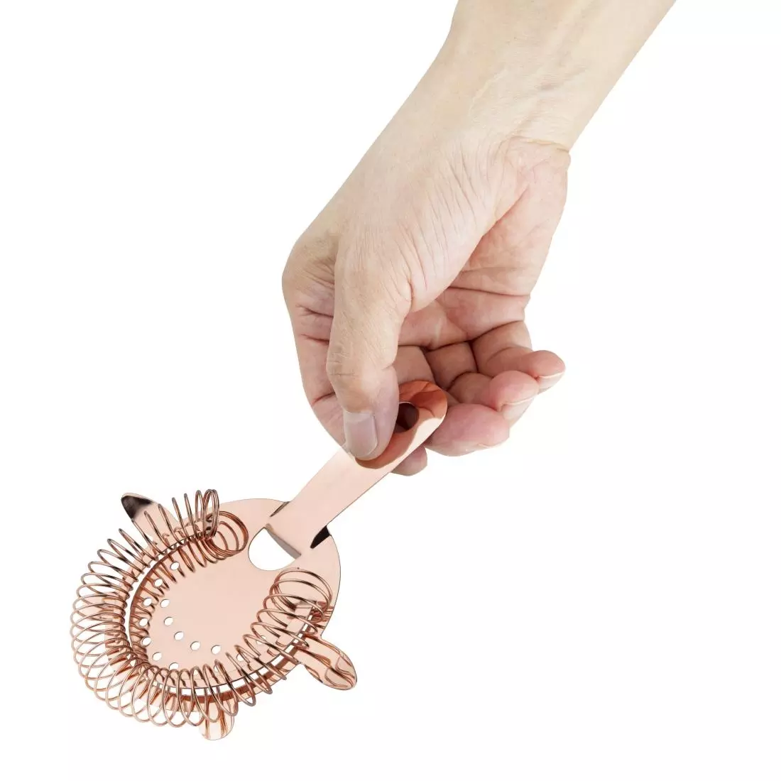 Een Olympia Hawthorne RVS cocktail strainer koperkleur koop je bij ShopXPress