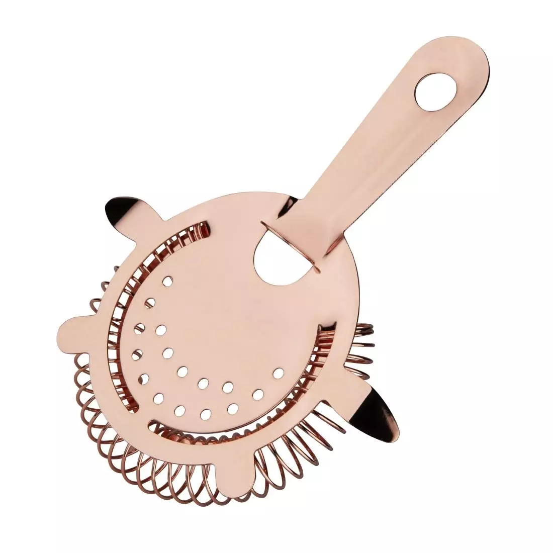 Een Olympia Hawthorne RVS cocktail strainer koperkleur koop je bij ShopXPress