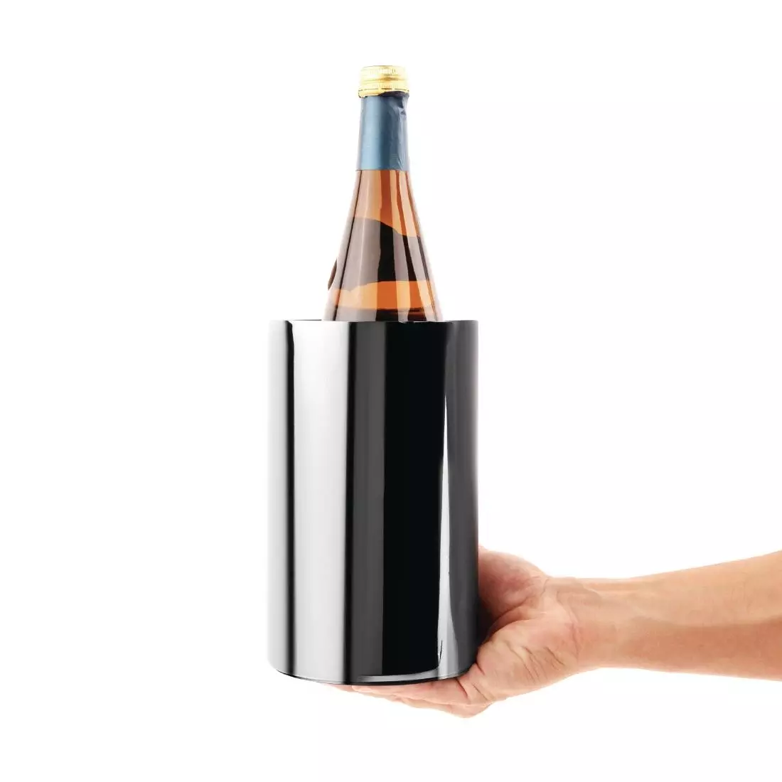 Een Olympia wijnkoeler grijs 19,5(h)x12(Ø)cm koop je bij ShopXPress