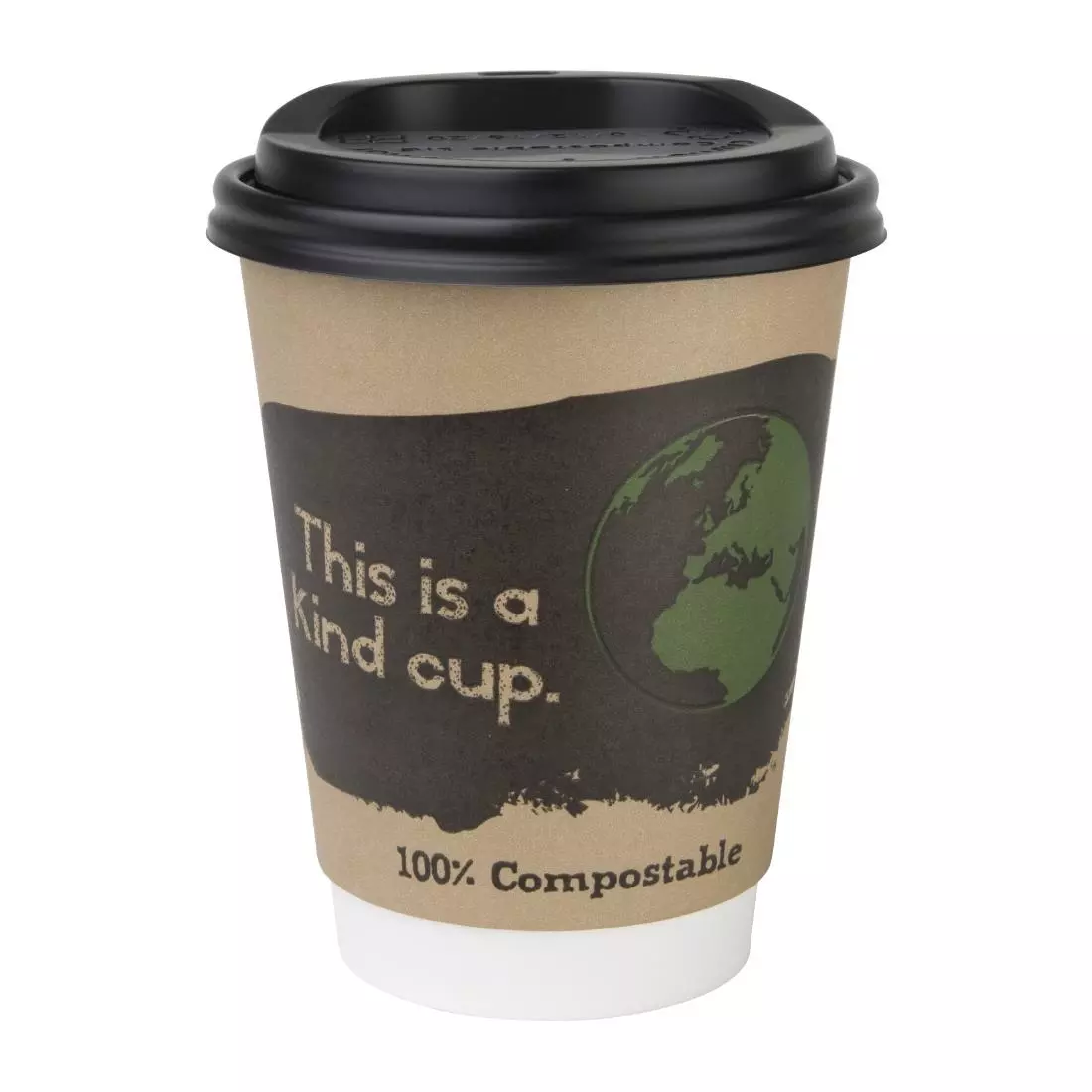 Een Fiesta Compostable composteerbare deksels voor 34cl koffiebekers (50 stuks) koop je bij ShopXPress