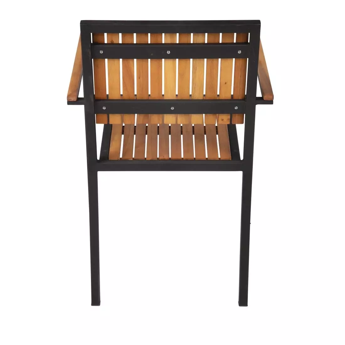 Een Bolero stalen en acaciahouten stoelen met armleuningen (4 stuks) koop je bij ShopXPress