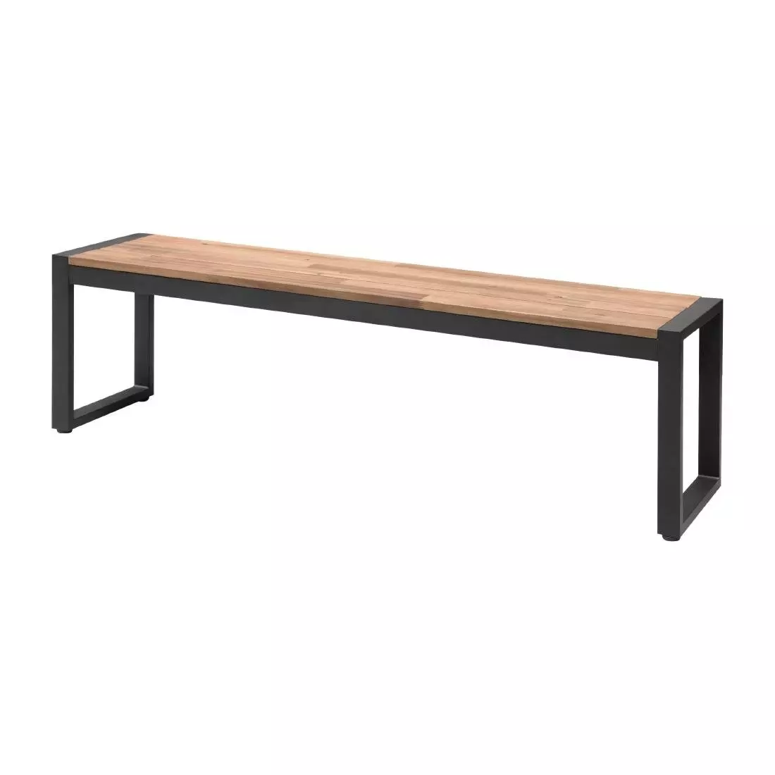 Een Bolero stalen en acaciahouten industriële banken 160cm (2 stuks) koop je bij ShopXPress