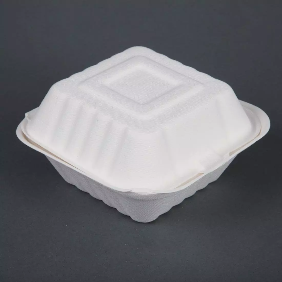 Een Fiesta Compostable bagasse hamburgerbakjes 152mm (500 stuks) koop je bij ShopXPress