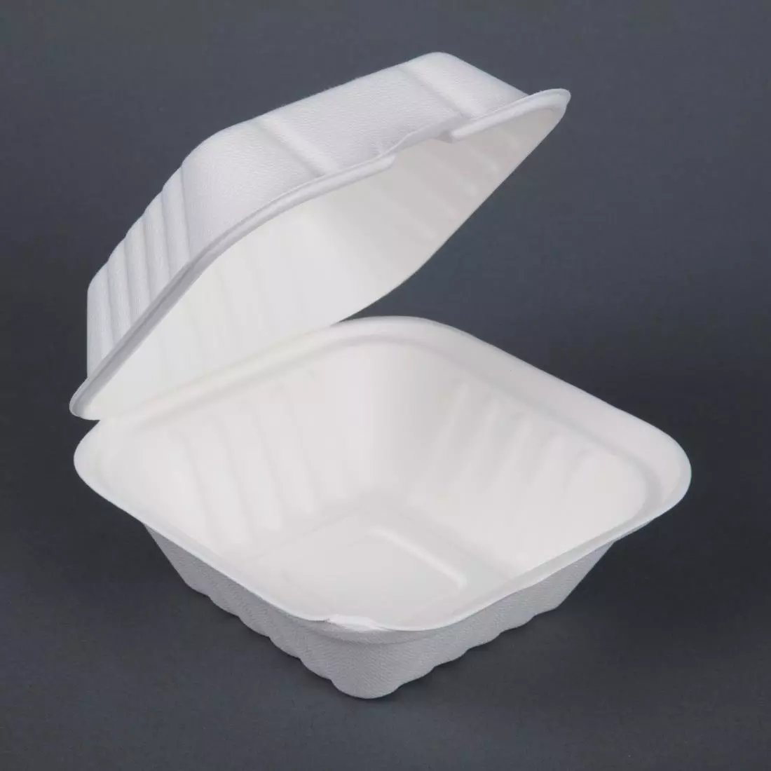 Een Fiesta Compostable bagasse hamburgerbakjes 152mm (500 stuks) koop je bij ShopXPress