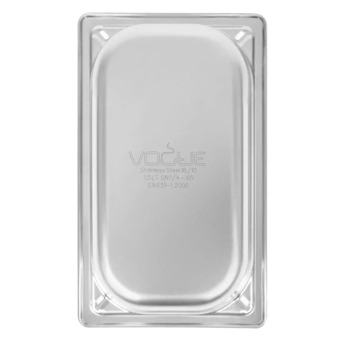 Een Vogue RVS GN 1/4 bak 65mm koop je bij ShopXPress