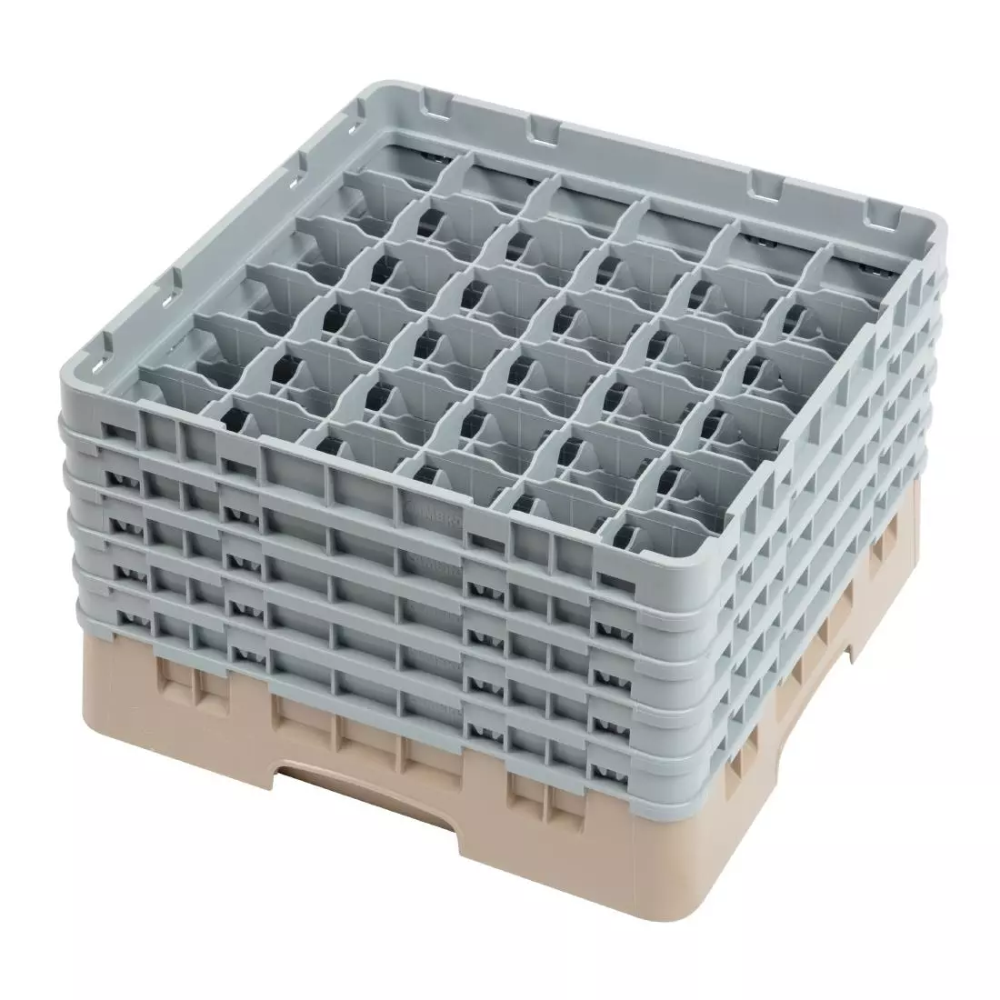 Een Cambro Camrack vaatwaskorf met 36 compartimenten max. glashoogte 25,7cm koop je bij ShopXPress