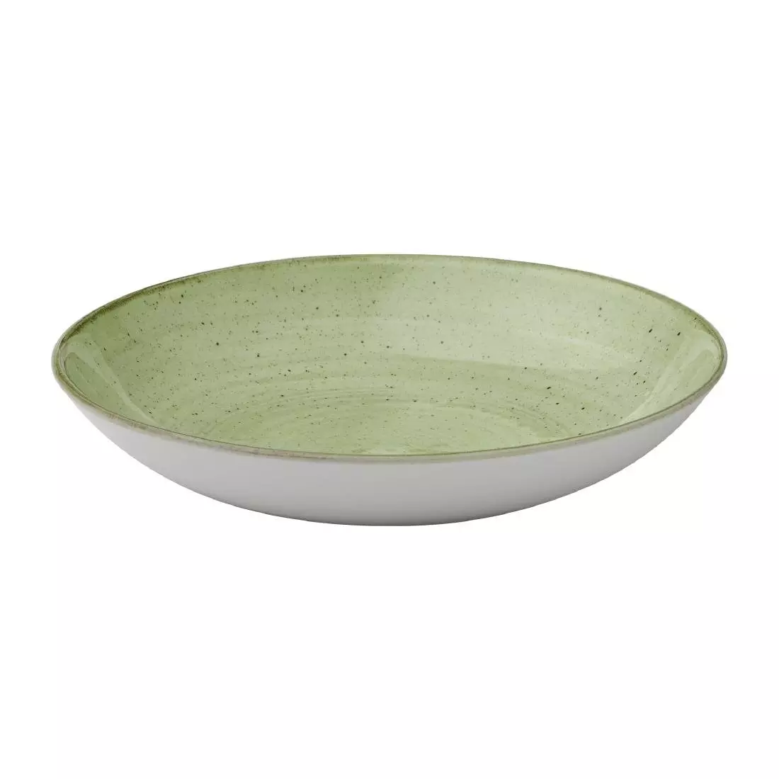 Een Churchill Stonecast Sage Green coupe kom 248mm (Pak van 12) koop je bij ShopXPress