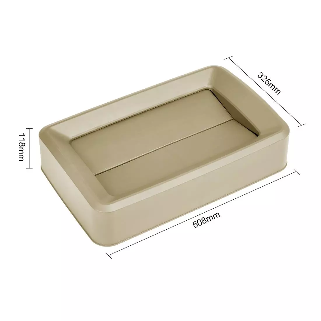 Een Jantex Beige Deksel Voor 60/80Ltr Smalle Afvalbakken koop je bij ShopXPress