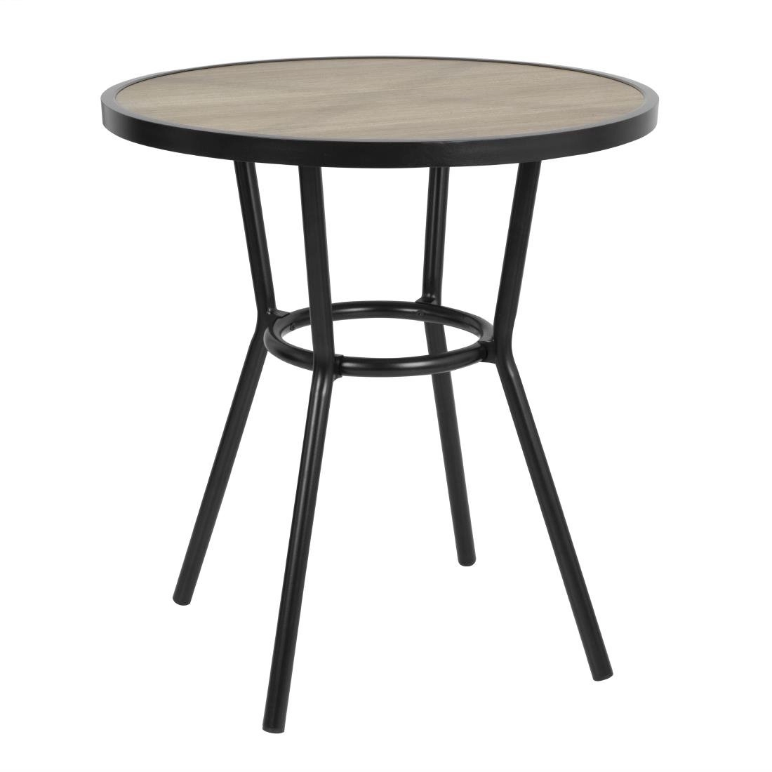 Een Bolero marston ronde buitentafel zwart 700mm koop je bij ShopXPress