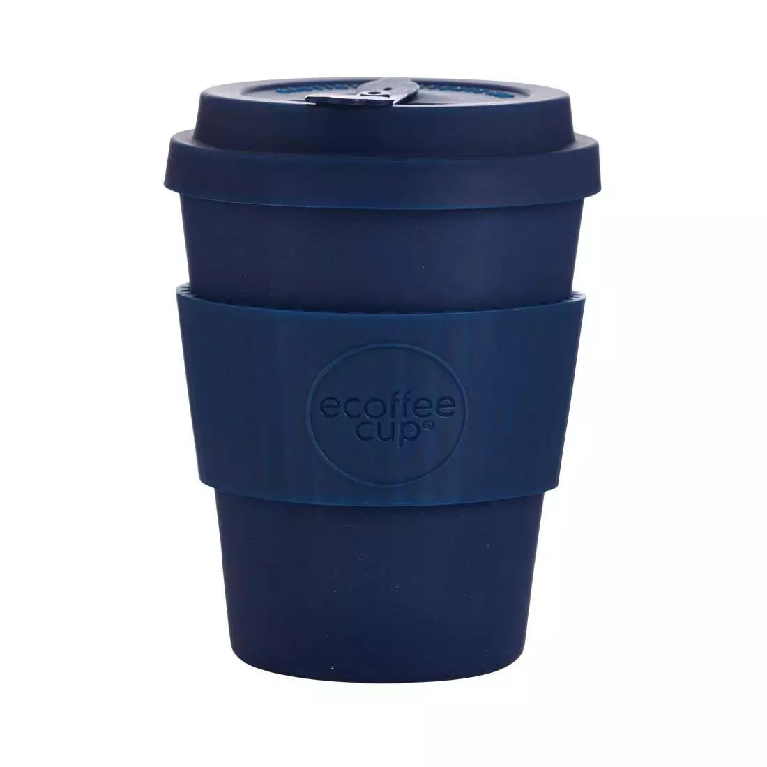 Een Kerr & Napier Ecoffee Cup herbruikbare bamboe koffiebeker donkerblauw 340ml koop je bij ShopXPress