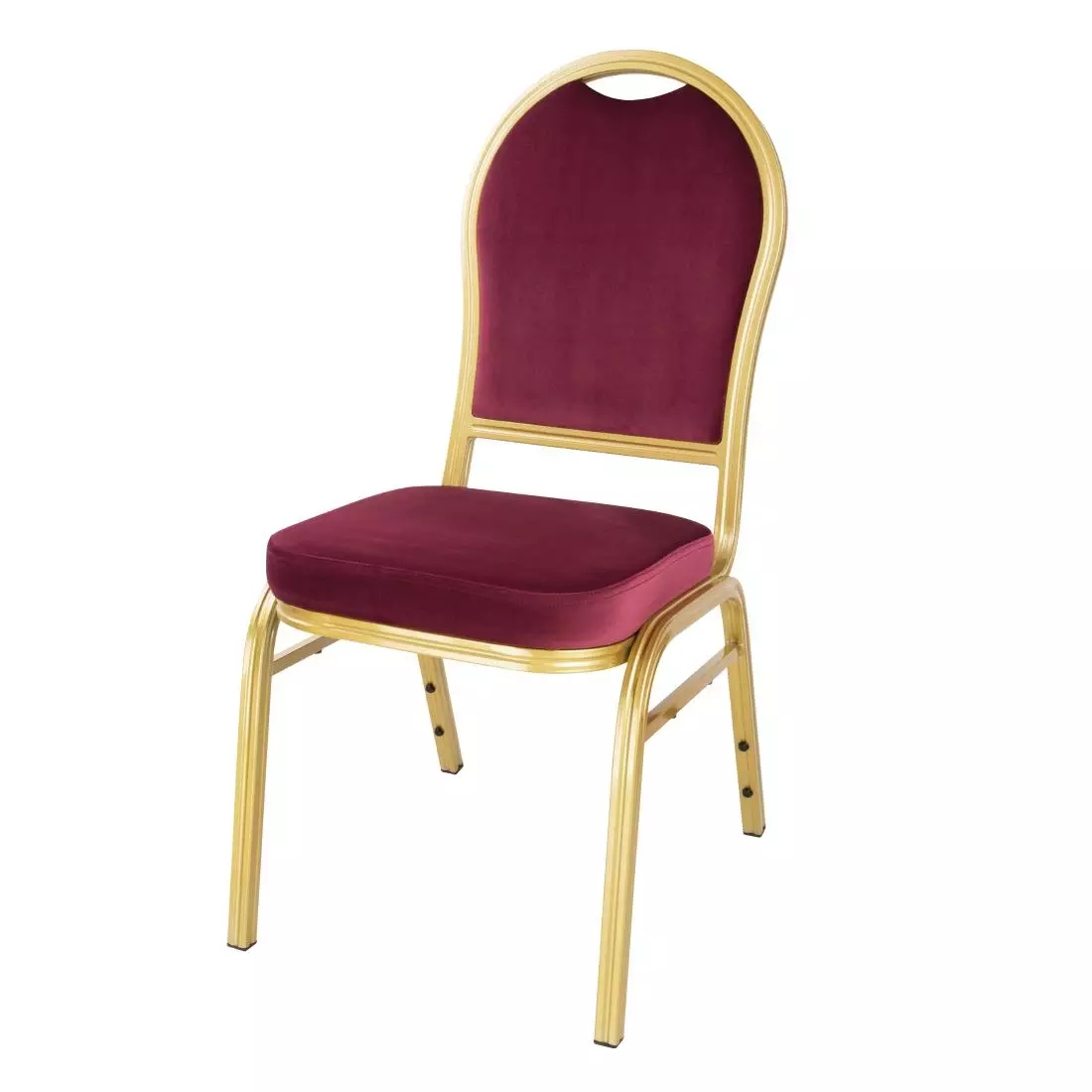 Een Bolero Regal stapelstoelen bordeauxrood (4 stuks) koop je bij ShopXPress