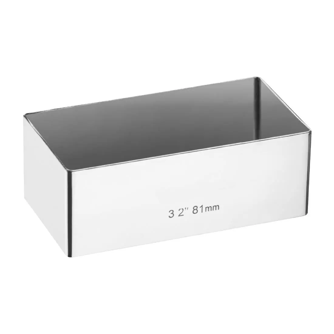 Een Mini taartvorm rechthoekig 8x4cm koop je bij ShopXPress