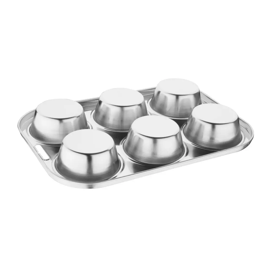 Een Vogue roestvrijstalen muffinbakvorm 6 cups koop je bij ShopXPress