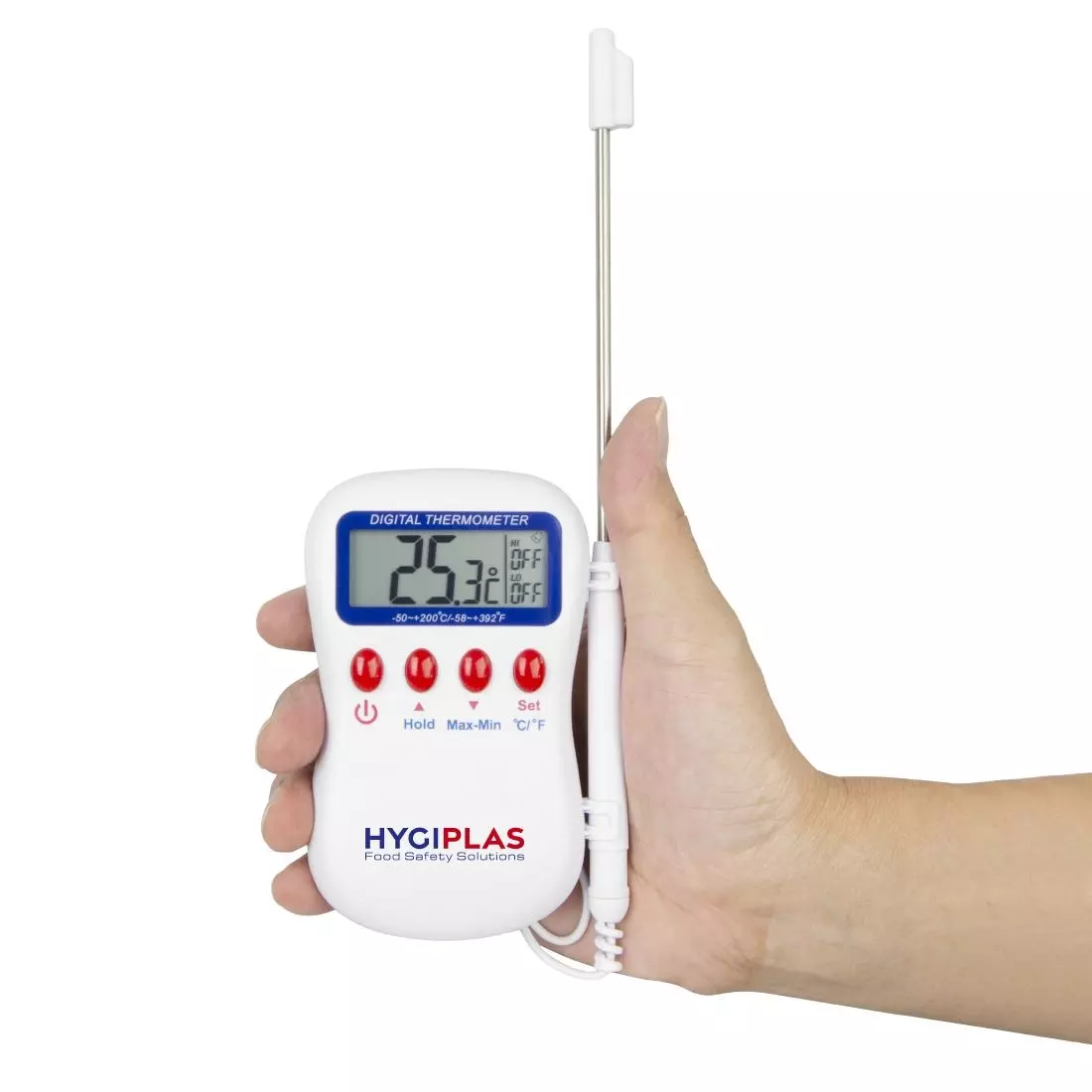 Een Hygiplas multifunctionele stengelthermometer koop je bij ShopXPress