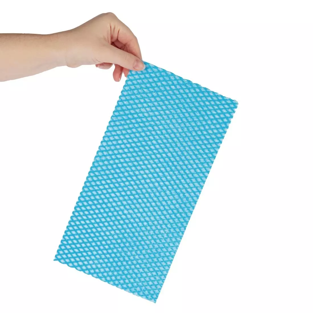 Een Jantex Solonet non-woven schoonmaakdoekjes 58(B) x 33(D)cm blauw (50 stuks) koop je bij ShopXPress