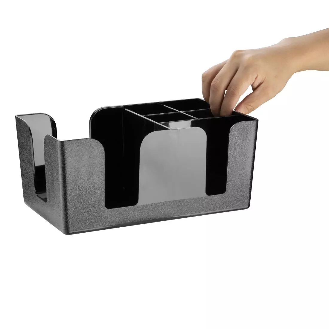 Een Olympia kristallon plastic bar caddy zwart koop je bij ShopXPress