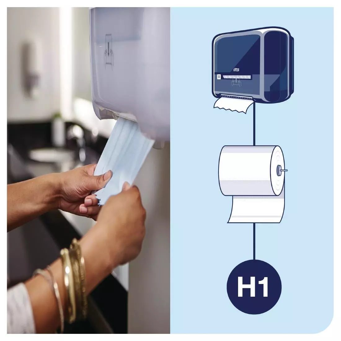 Een Tork Matic handdoekrol dispenser wit koop je bij ShopXPress