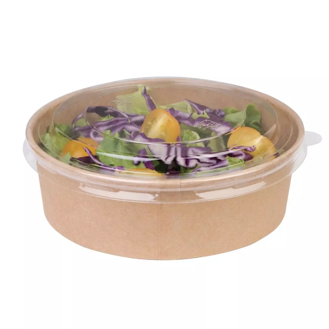 Een Fiesta Compostable ronde kraft saladeschaal 50cl (300 stuks) koop je bij ShopXPress