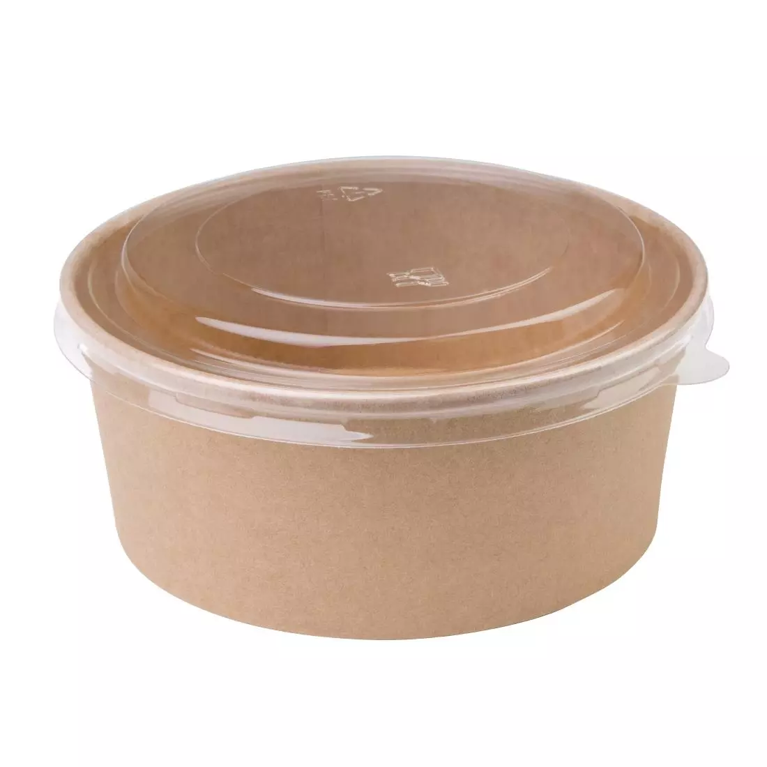 Een Fiesta Compostable ronde kraft saladeschaal 75cl (300 stuks) koop je bij ShopXPress