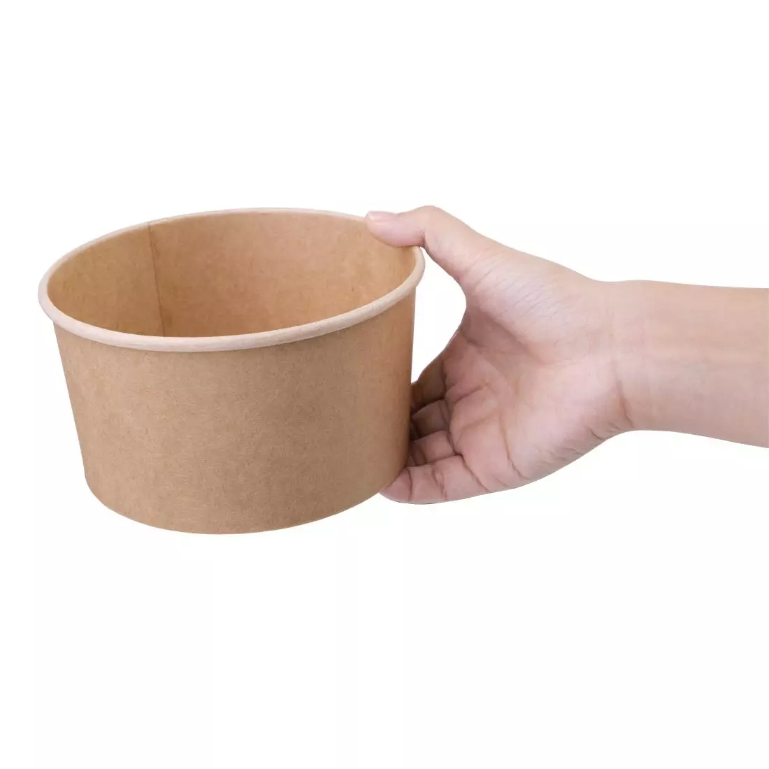 Een Fiesta Compostable ronde kraft saladeschaal 1L (300 stuks) koop je bij ShopXPress