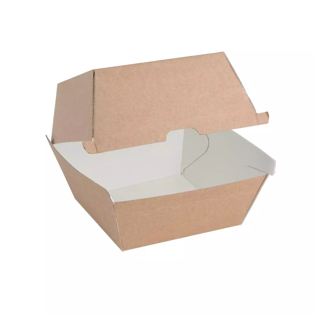 Een Fiesta Compostable composteerbare hamburgerdoosjes kraft groot 112mm vierkant (150 stuks) koop je bij ShopXPress