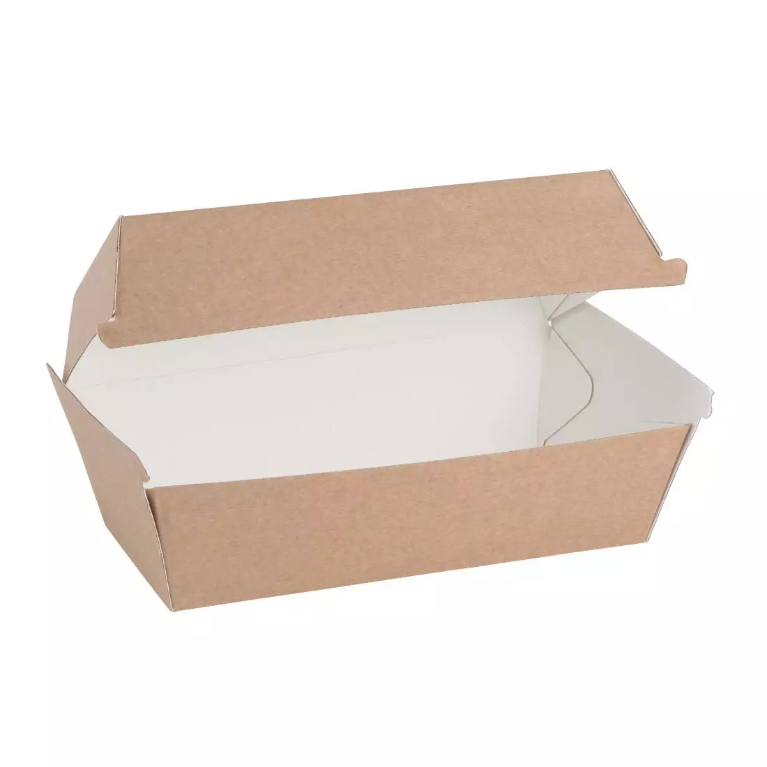 Een Fiesta Compostable composteerbare hamburgerdoosjes kraft klein 172mm (200 stuks) koop je bij ShopXPress