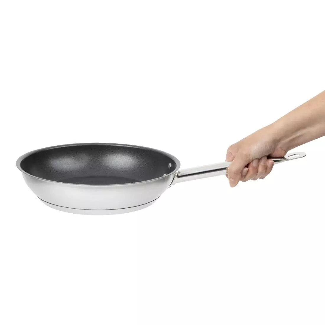 Een Vogue Platinum Plus Teflon anti-aanbak RVS koekenpan 24cm koop je bij ShopXPress