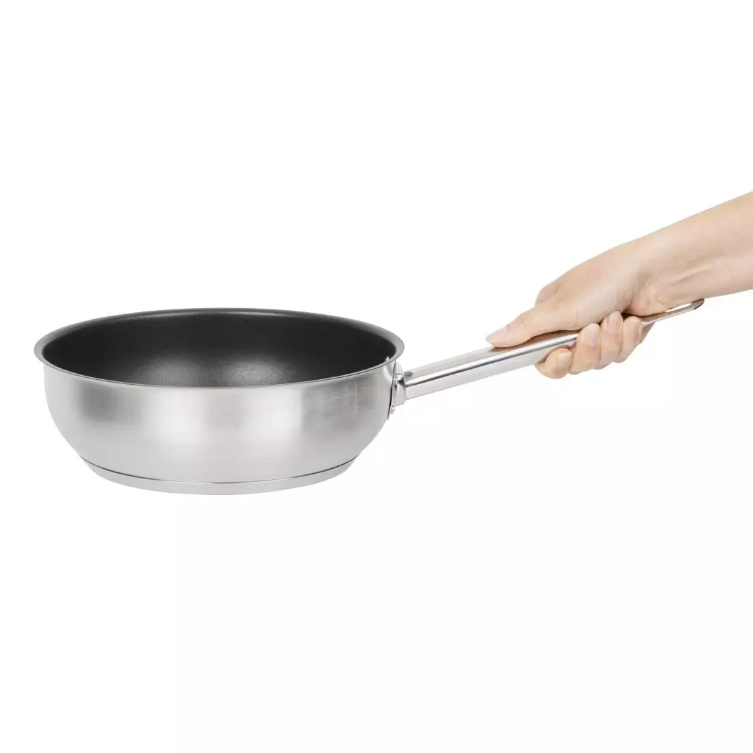 Een Vogue Platinum Plus RVS anti-aanbak inductie sauteuse 24cm koop je bij ShopXPress