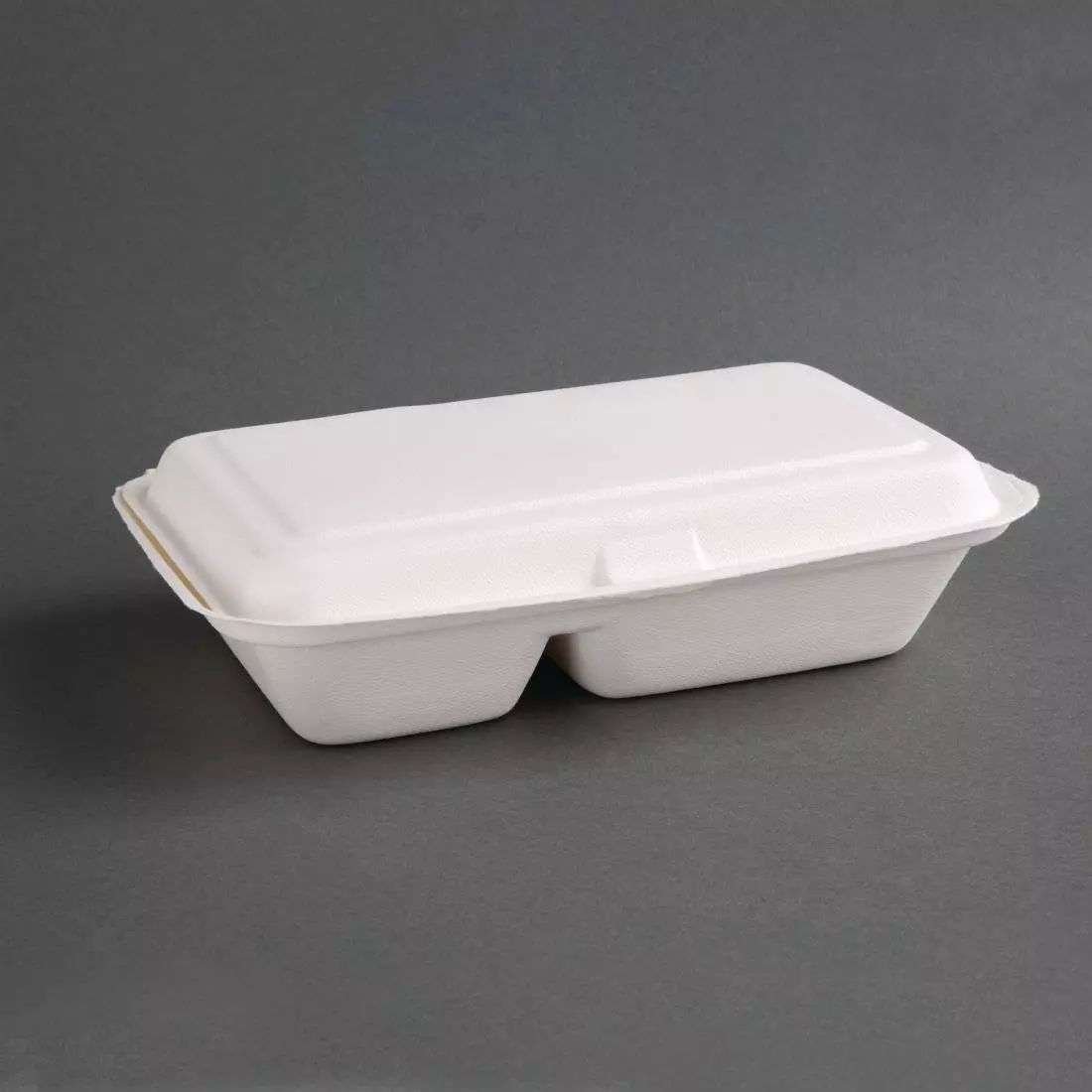 Een Fiesta Compostable composteerbare bagasse voedseldozen 2 compartimenten (200 stuks) koop je bij ShopXPress