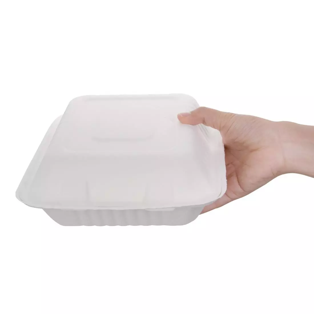 Een Fiesta Compostable composteerbare bagasse voedseldozen 223mm (200 stuks) koop je bij ShopXPress