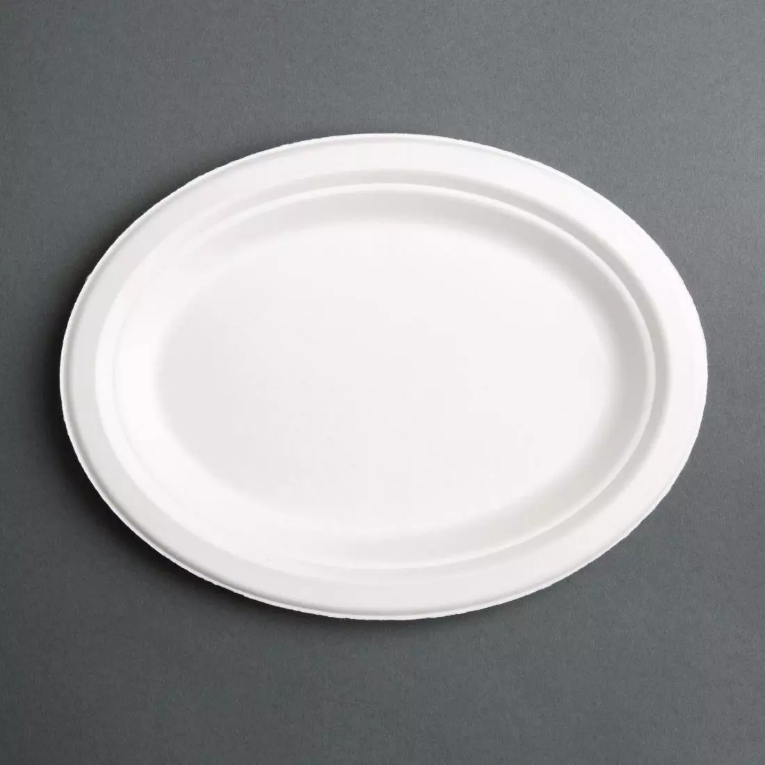 Een Fiesta Compostable composteerbare bagasse borden ovaal 198mm (50 stuks) koop je bij ShopXPress