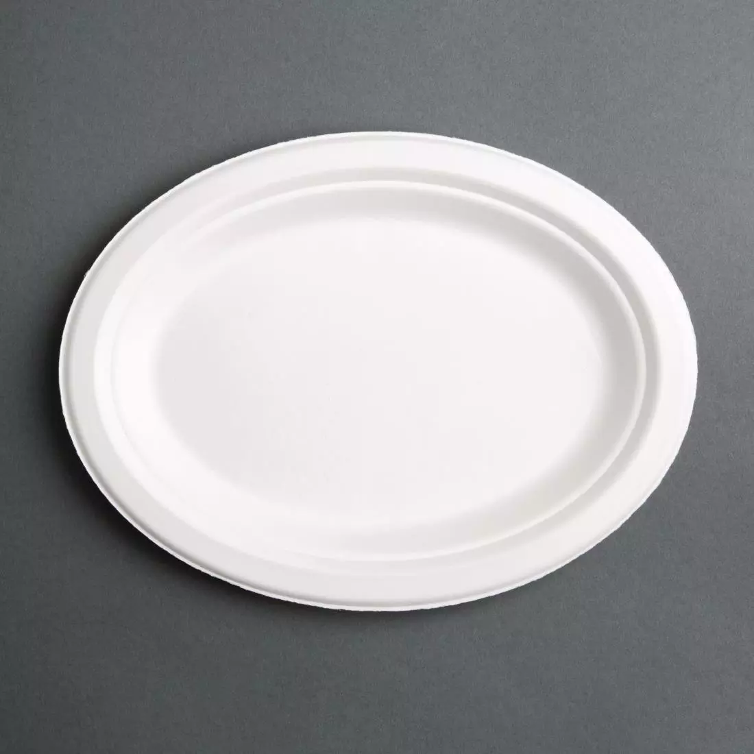 Een Fiesta Compostable composteerbare bagasse borden ovaal 316mm (50 stuks) koop je bij ShopXPress