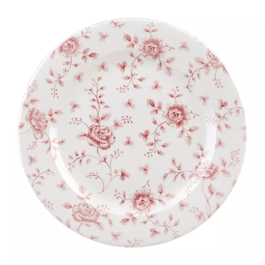 Een Churchill Rose Chintz Cranberry bord 30.5 cm pak van 6 koop je bij ShopXPress