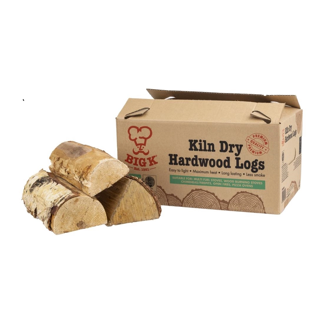 Een Big K Kiln Dry hardhouten houtblokken 8kg koop je bij ShopXPress