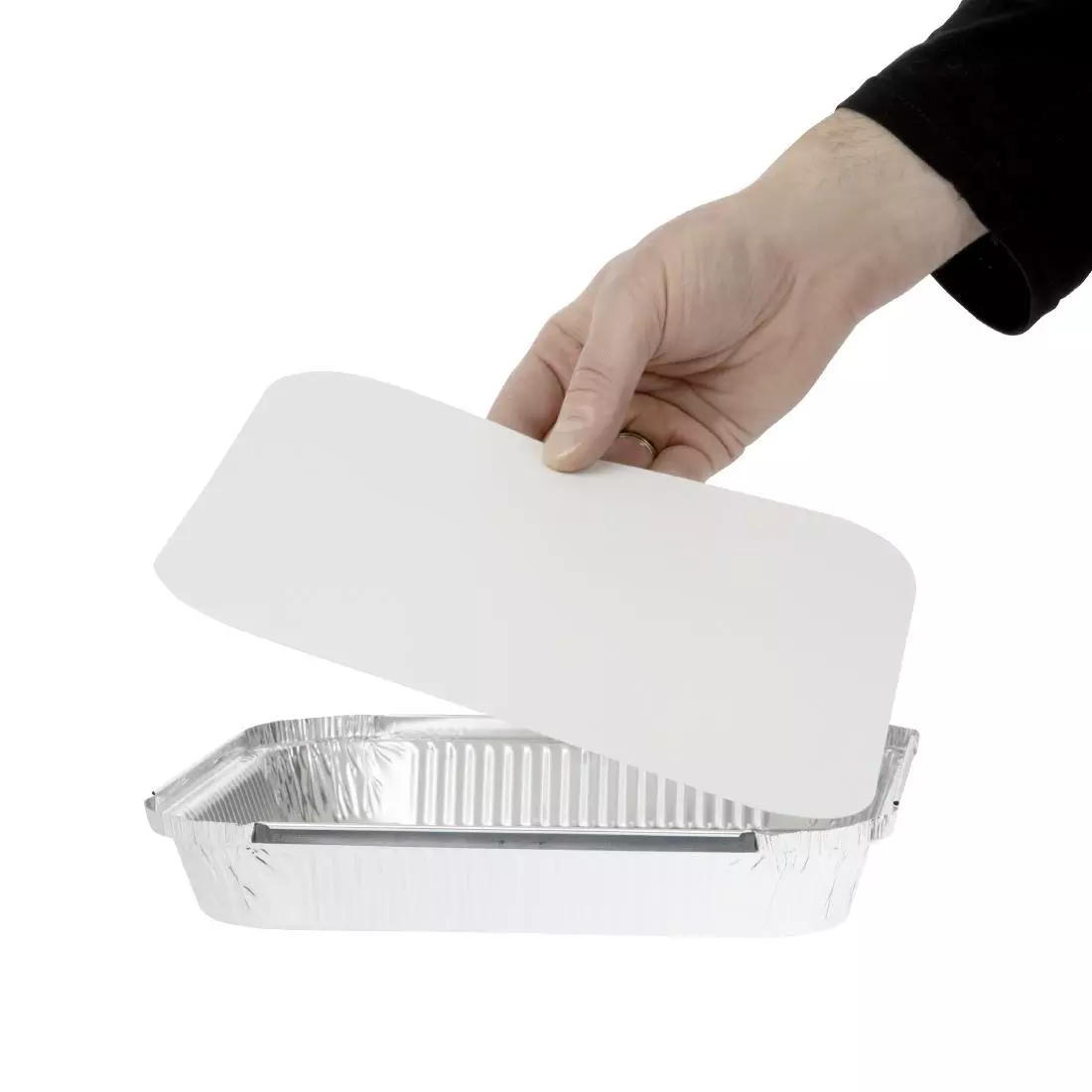 Een Papieren deksel voor diepe en ondiepe aluminium bakjes (200 stuks) koop je bij ShopXPress