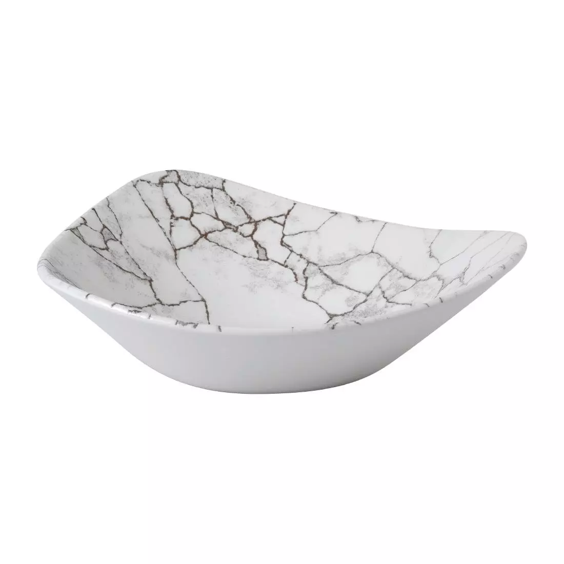 Een Churchill Studio Prints Kintsugi Agate Grey Lotus schalen 228mm (Pak van 12) koop je bij ShopXPress