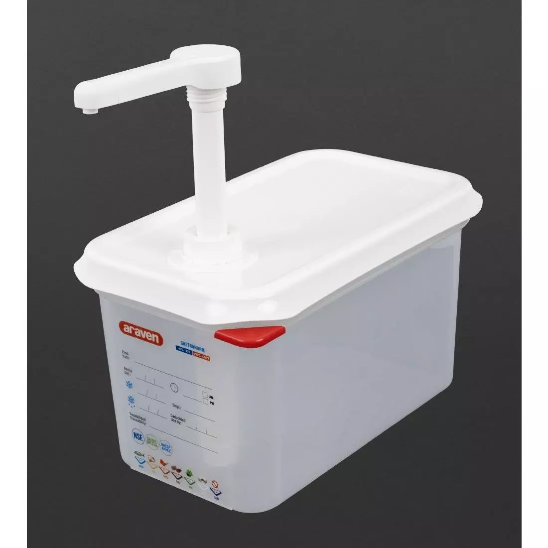 Een Araven saus dispenser 1/4 GN koop je bij ShopXPress