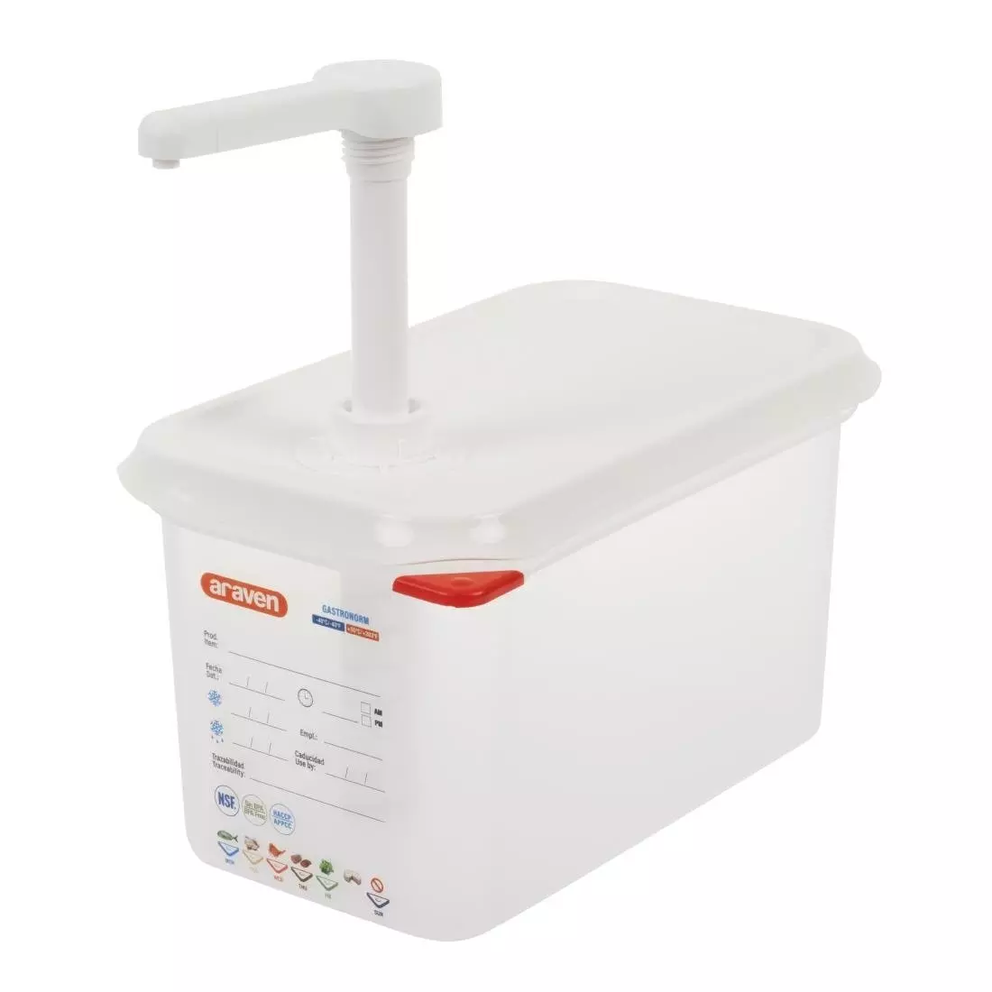 Een Araven saus dispenser 1/4 GN koop je bij ShopXPress