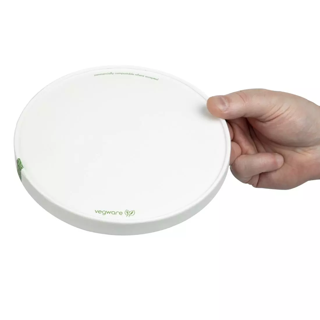 Een Vegware 185-serie composteerbare deksels (300 stuks) koop je bij ShopXPress